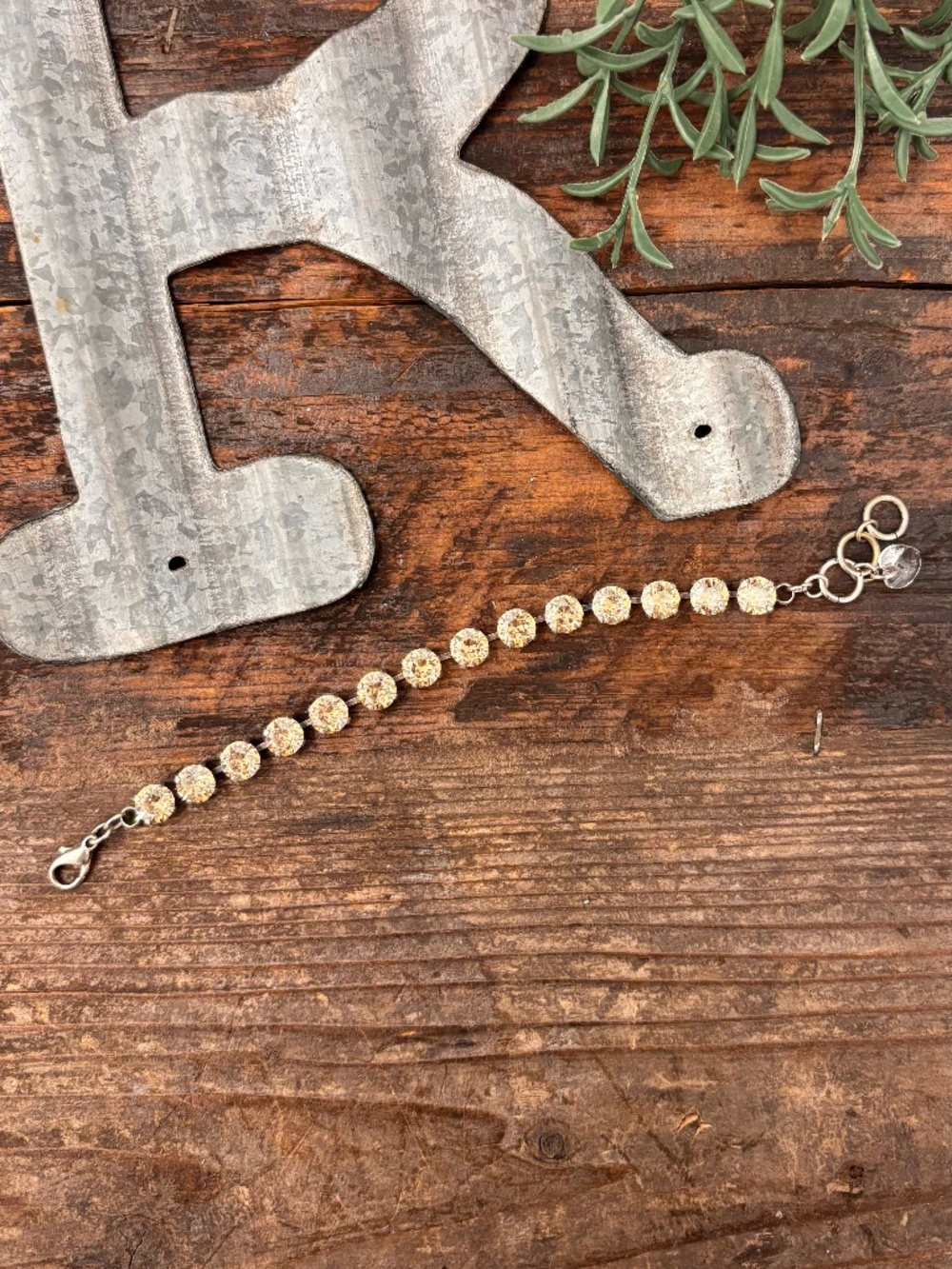 Rivoli Crystal Tennis Bracelet